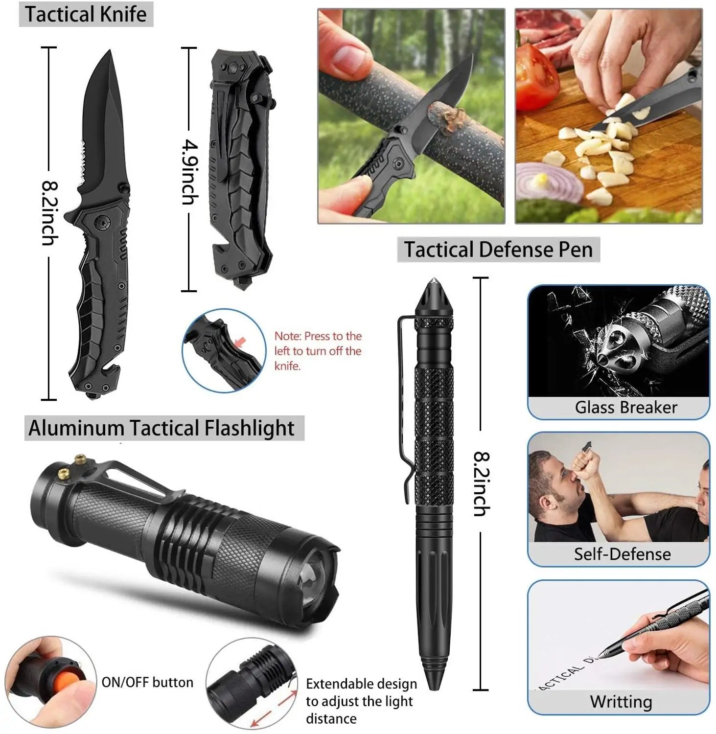 EDC Survival Tool Kit - 47 in 1 Emergency SOS Pack