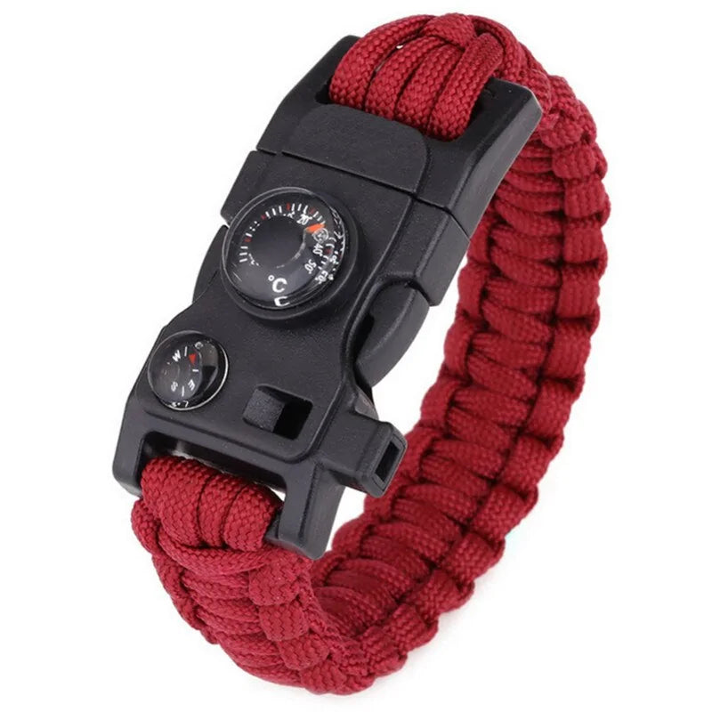 15-In-1 Paracord Survival Bracelet